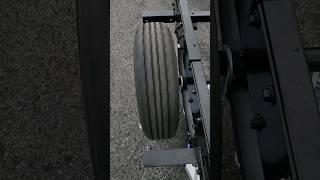 Check for a bent rim!  Harbor Freight Haul Master 5x10 Trailer
