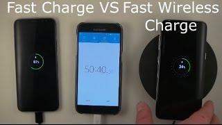 Fast Charge vs Fast Wireless Charging TEST! | Galaxy S8