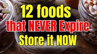 12 Survival Foods Preppers Know NEVER Expire! Stock Up NOW