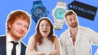 Reacting To Ed Sheeran’s Insane Watch Collection | Watchmaker & Rookie React