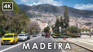 4K City Drive in FUNCHAL  | Scenic Road Trip in MADEIRA, Portugal