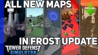 [Frost Update] ALL NEW MAPS REVIEW - Tower Defense Simulator