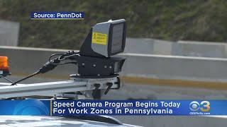 Speed Camera Program Begins For Work Zones In Pennsylvania