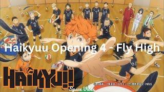 Haikyuu!! Opening 4 - Fly High! (Lyrics) BURNOUT SYNDROMES