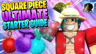 ROBLOX SQUARE PIECE: ULTIMATE STARTER GUIDE! (How to get Devil Fruits & More)