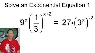 Solve an Exponential Equation 1