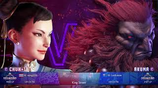 Street Fighter 6 - Chun Li vs Ryu, Akuma