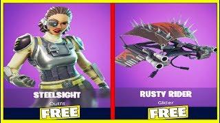 *NEW* STEELSIGHT & RUSTY RIDER | Should I Buy? | (Fortnite Battle Royale!)