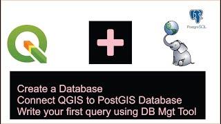 POSTGIS: How to connect a spatial database to QGIS | Write SQL Queries in QGIS