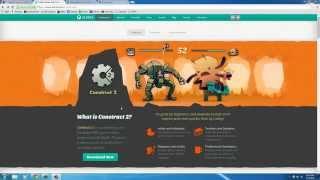 Game Development w/ Construct 2 Tutorial - 1 - Introduction