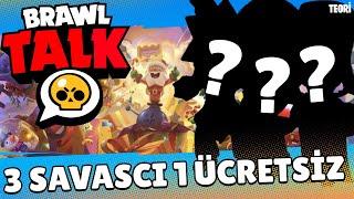 BRAWL TALK  3 YENİ KARAKTER 1'İ ÜCRETSİZ, ÜCRETSİZ ÖDÜLLER, SÜPER KAHRAMANLAR - Brawl Stars Teori