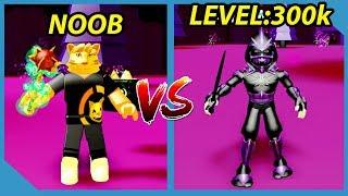 Noob VS Level 300,000 Max Boss - Roblox Slaying Simulator