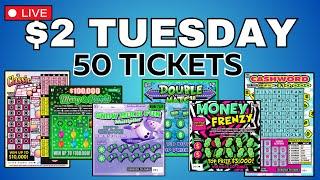 WEEKLY SERIES: $2 TUESDAYSCRATCH OFF LOTTERY TICKETS FROM MULTIPLE STATES