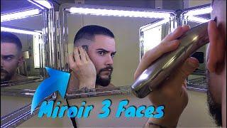 MON MIROIR BARBIER À 3 FACES | Dégradé soi-même