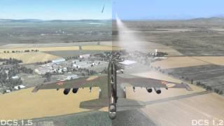 DCS World 1.5 против DCS:World 1.2 - наглядное сравнение (часть 1)