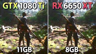 GTX 1080 Ti vs RX 6650 XT - Test in 12 New Games (1080p)