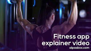 Fitness app explainer video by Alpasbox (gym explainer video 2021)