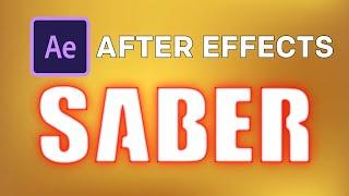 After Effects Saber Tutorial  I Create Stunning Light Effects with Saber Plugin