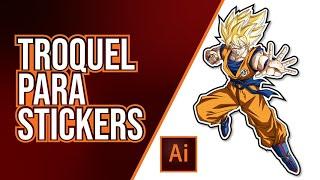 Como Crea Linea de Corte Para Stickers Illustrator