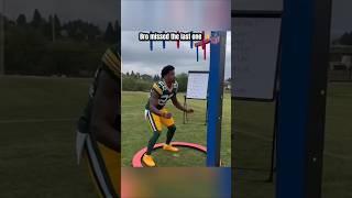 Bro came so close to having a perfect flag reaction test  #shorts #nfl