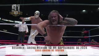 CMLL - CHRIS JERICHO  VS  MÍSTICO / ARENA MÉXICO / 13-09-24