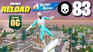 *NEW* FROZONE SKIN Gameplay | OG Fortnite Reload | High Kill Solo Vs Squads Zero Build