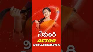 sivangi serial Actors Replacement| Geminitv | teluguflame