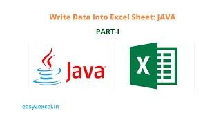 Write Data To Excel Sheet In JAVA