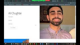 Ali Chughtai portfolio video headstarter fellowship