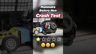 The Mahindra Bolero Neo underwent Global NCAP crash tests and received poor safety ratings.