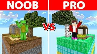 NOOB vs PRO: CHUNK BATTLE IN MINECRAFT