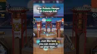 War Robots Hangar UI concept (higher quality reupload) #warrobots #wr #shorts