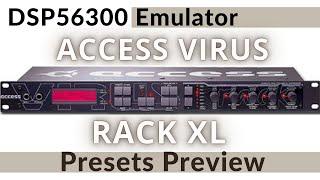 Access Virus Rack XL | DSP56300 v.1.2.4 | Presets Preview