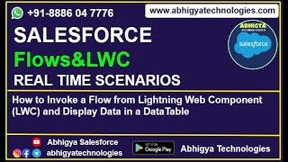 Real-Time Scenarios:3 Flows to LWC and LWC to Flows Calling.