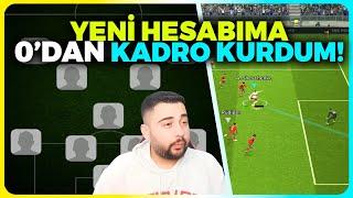 YENİ KOLEKTİF GÜÇ REKORLU HESABIMA 0'DAN KADRO KURDUM VE MAÇ YAPTIM! eFootball Mobile 2024