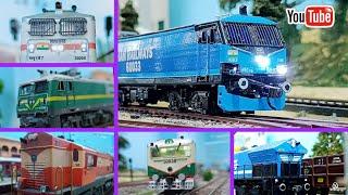 Indian Railways Model Train Run Compilation Part 3 | HO Scale Model Train | WAP 7 Model | train