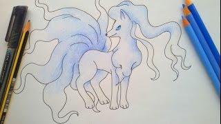 How to Draw Alola Ninetails (Step by Step)