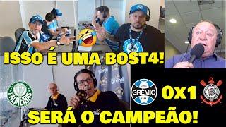 REAÇÕES GREMISTAS - GRÊMIO 0x1 CORINTHIANS - PALMEIRAS AGRADECE!