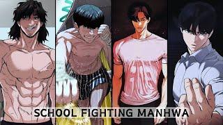 top 12 school life fighting manhwa