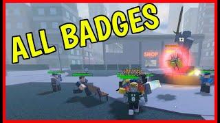 KILL NPCS with DOOM MUSIC ALL BADGES Roblox