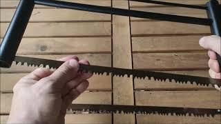 Sudedamas pjuklas medziui | Buck Saw with handles