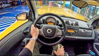 Smart Fortwo Night [1.0 MHD 61 HP] | POV Test Drive #1192 Joe Black