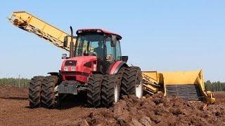 Peat machine for peat harvesting - Погрузчик кускового торфа КТП-1