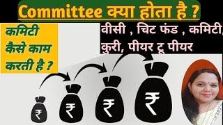 Committeeक्या होता है? बीसी क्या होता है ?How Chit Fund Works in Hindi| Peer to Peer Lending |Money