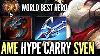 AME Hard Carry Max Farming 1000 GPM - Unreal Madness Damage Sven Dota 2