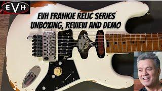 EVH Frankie Relic Series Unboxing and Demo - Van Halen Frankie Now Offered In Solid Colors By EVH!