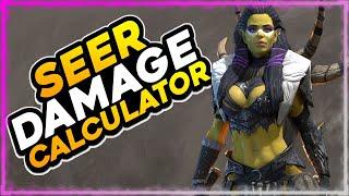 SEER DAMAGE CALCULATOR | KNOW EXACTLY HOW MUCH GEAR IS NEEDED | RAID SHADOW LEGENDS