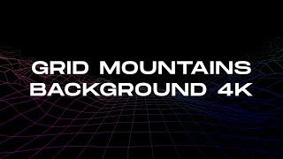 Get Lost in These Grid Mountains Background