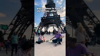 Chess In Front Of The EIFFEL TOWER!