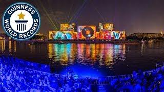 Largest projected image: Circle of Light, Russia - Guinness World Records